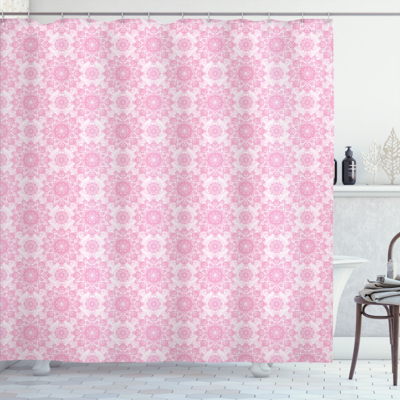 Modernized Baroque Art Shower Curtain