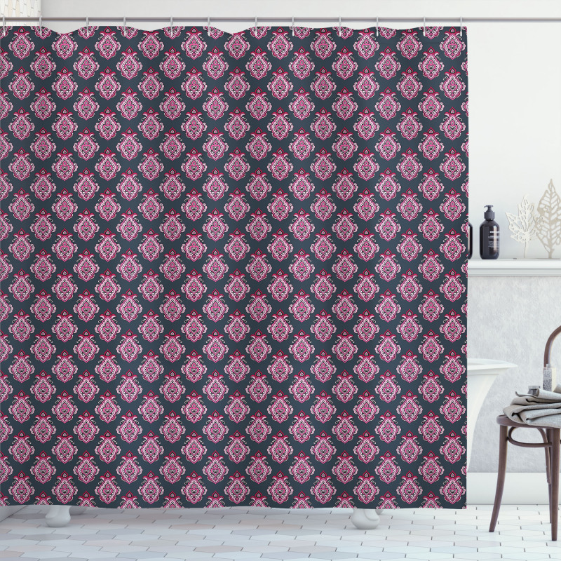 Girly Floral Victorian Shower Curtain