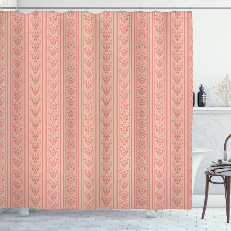 Flower Inspired Ornaments Shower Curtain