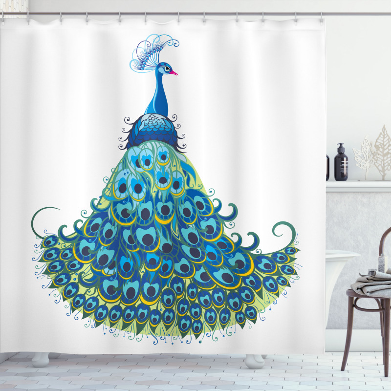 Classical Floral Shower Curtain