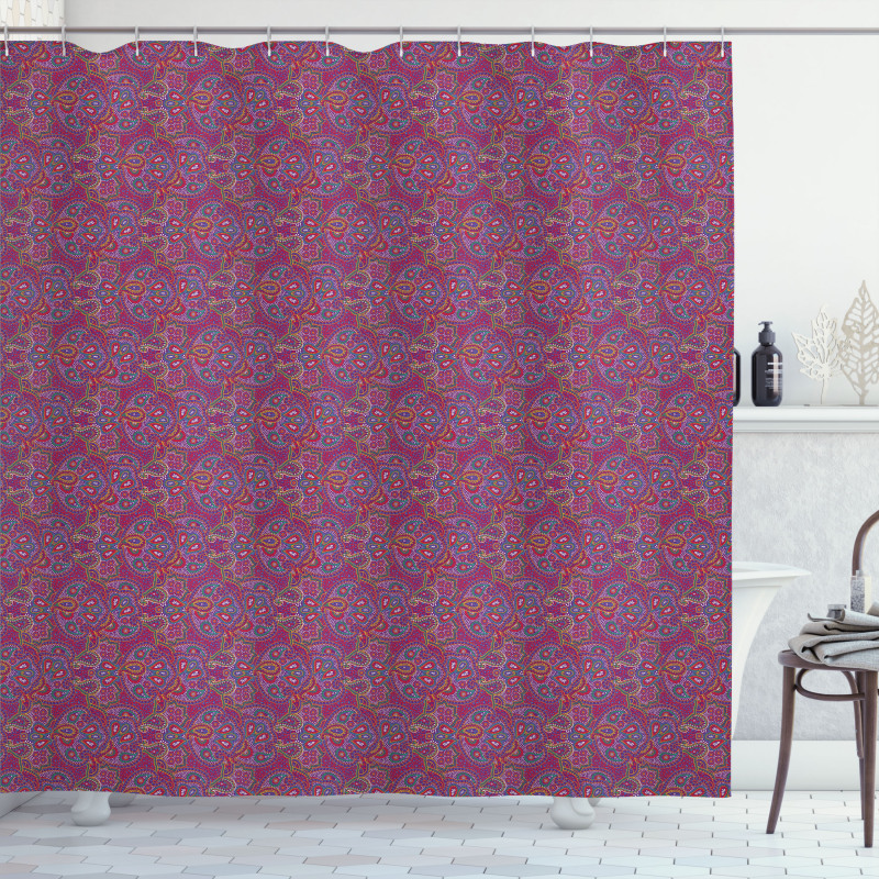 Traditional Paisley Shower Curtain