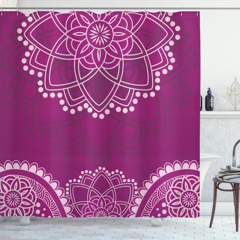 Flourishing Design Shower Curtain