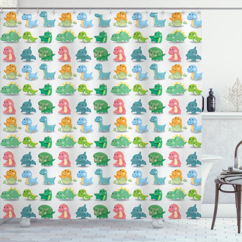 Dinosaur Wild Beast Shower Curtain