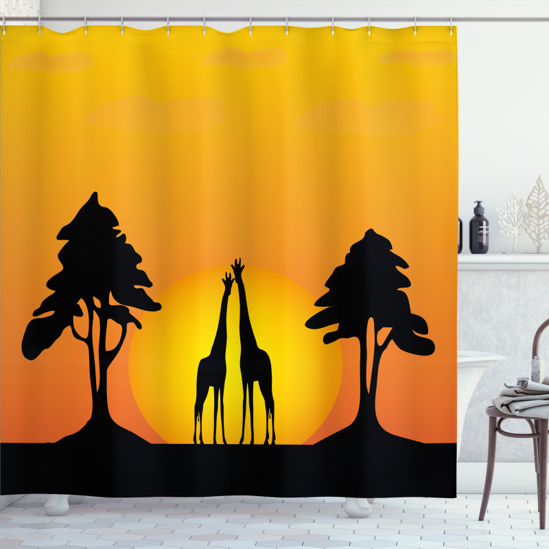 Gradient Desert Shower Curtain