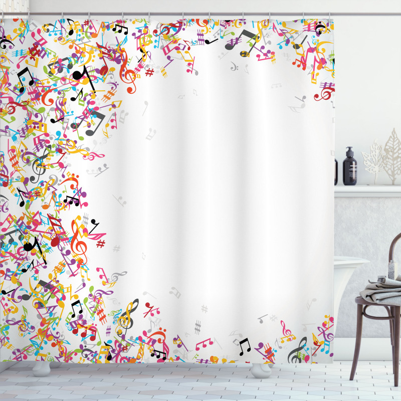 Colorful Festival Frame Shower Curtain
