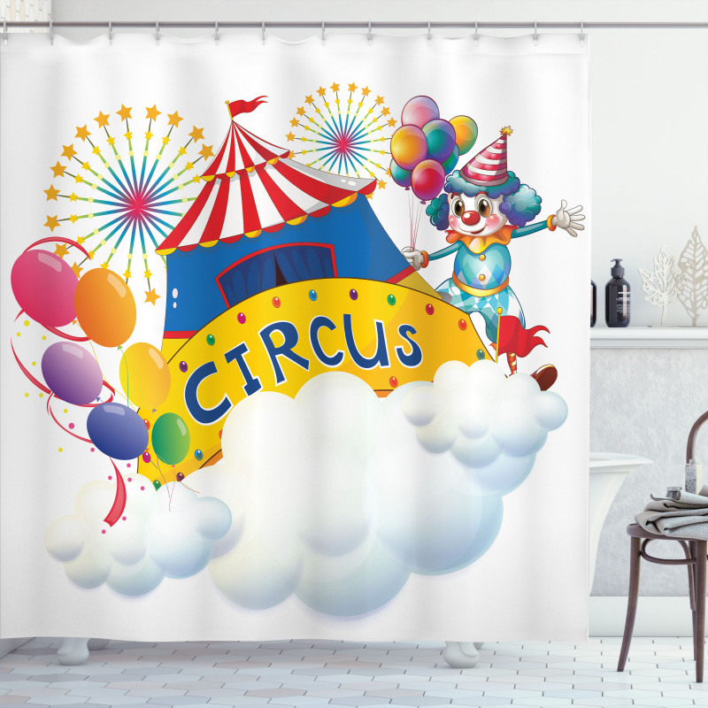 Entertainer Comedian Shower Curtain