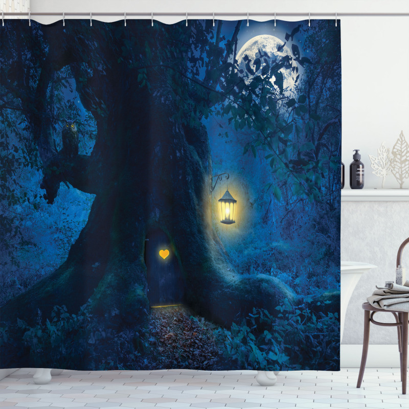 Tree in Woods Shower Curtain