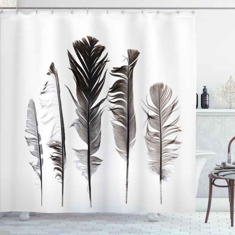 Items off of Bird's Wings Shower Curtain