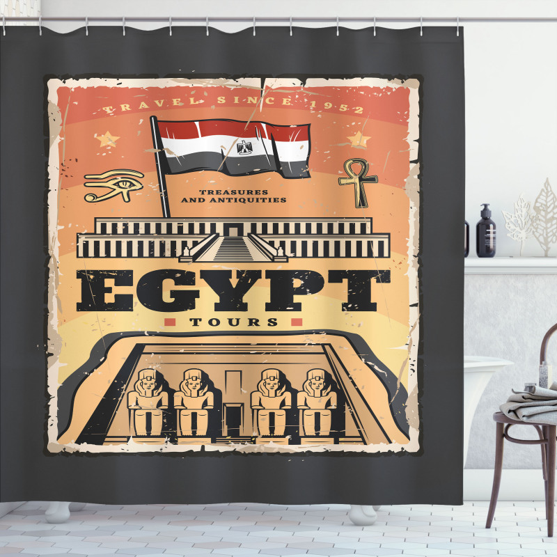 Exotic Tour Flag Shower Curtain