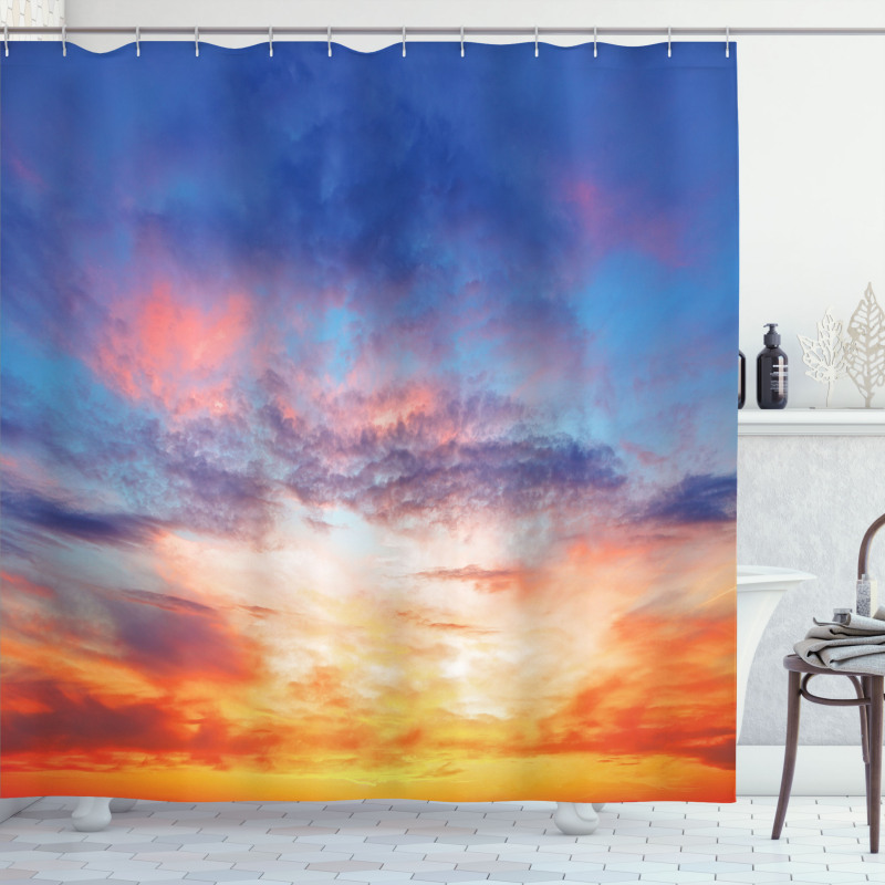 Sunset Cloudscape Sky Shower Curtain