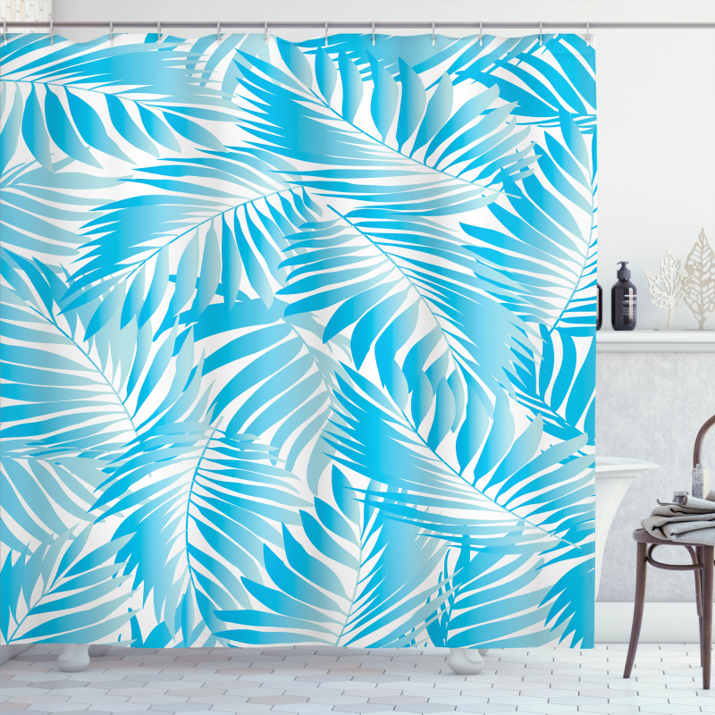 Exotic Miami Palms Shower Curtain