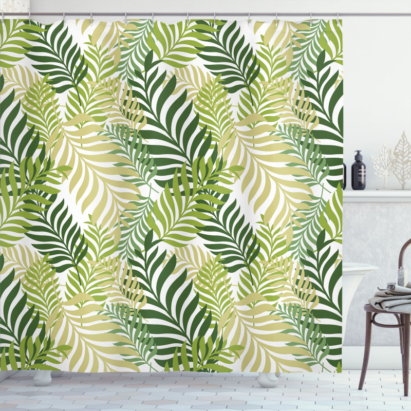 Tropic Exotic Palm Trees Shower Curtain