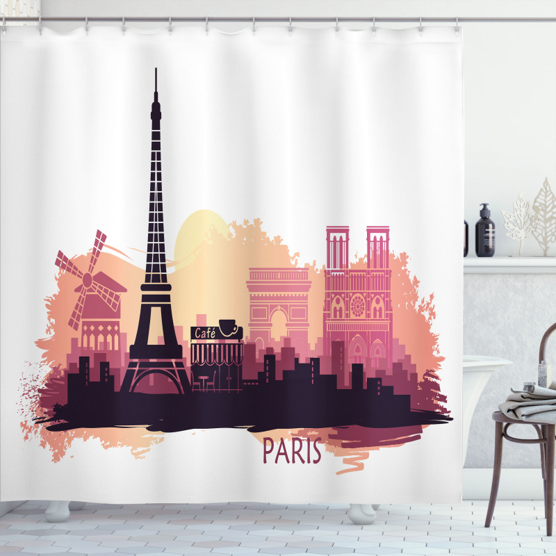 Sunset View Shower Curtain