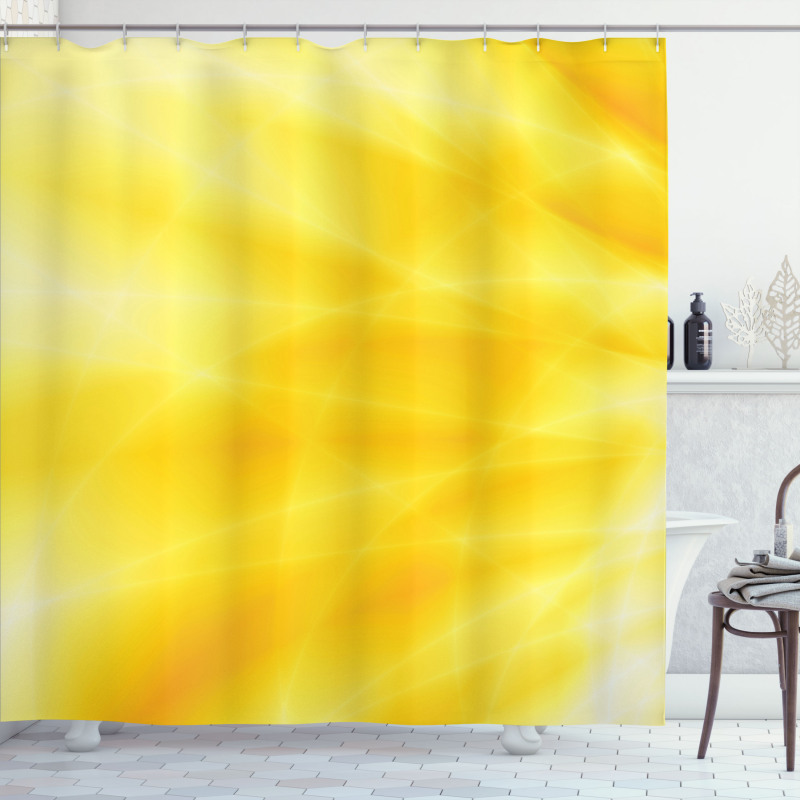 Abstract Summer Sun Shower Curtain