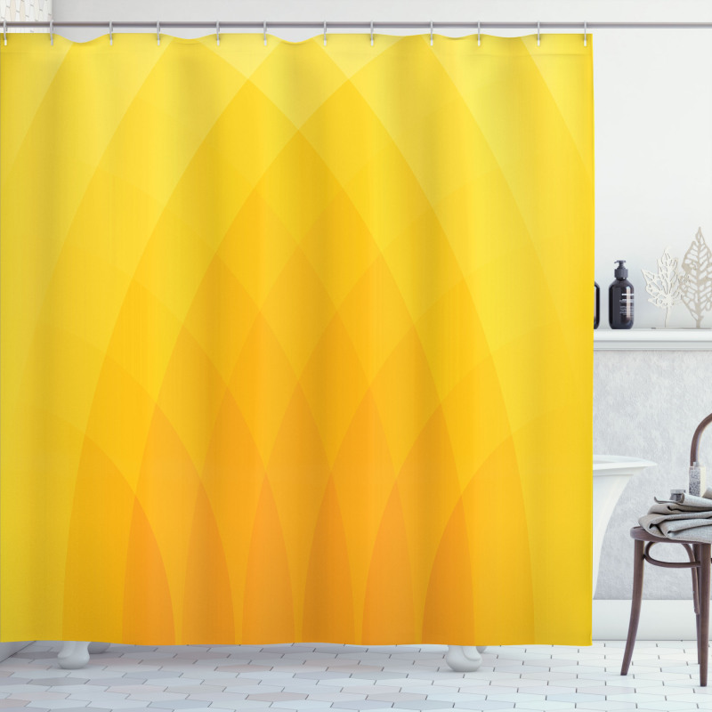 Color Shades Modern Shower Curtain