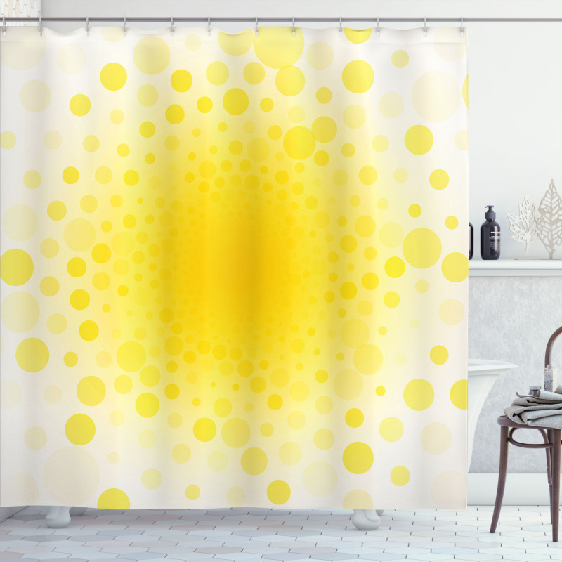 Sun Abstract Shower Curtain