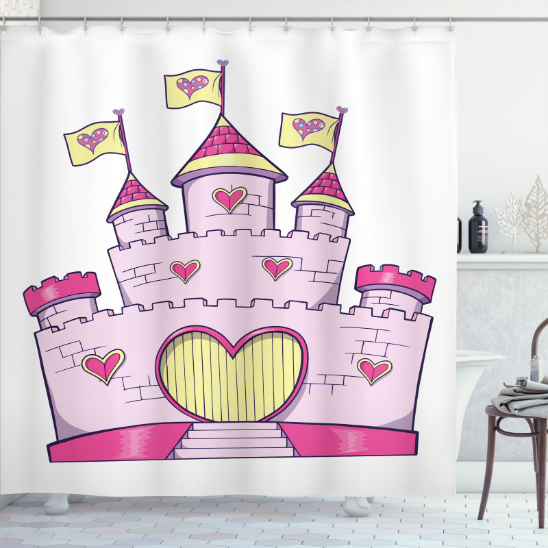 Fantasy Princess Fortress Shower Curtain