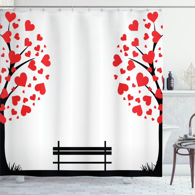 Heart Romance Love Art Shower Curtain