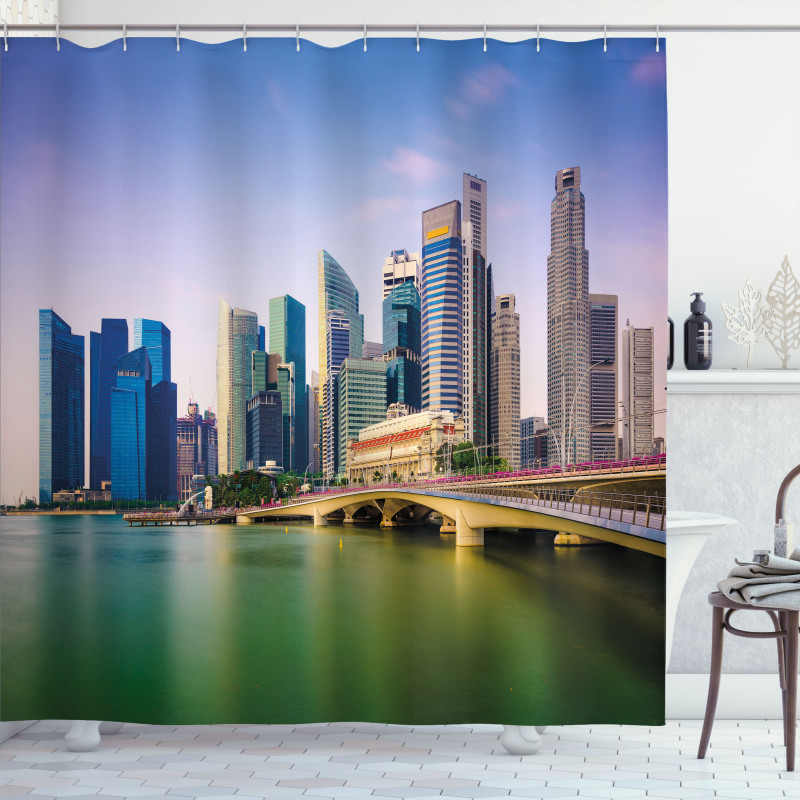 Cityscape Picturesque Shower Curtain