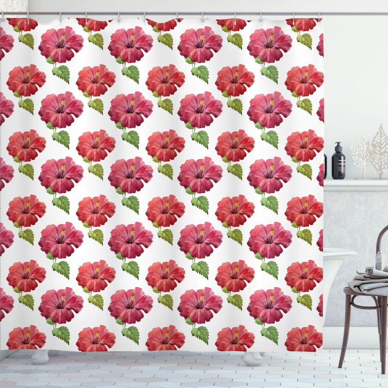 Flowers from Tropical Places Shower Curtain