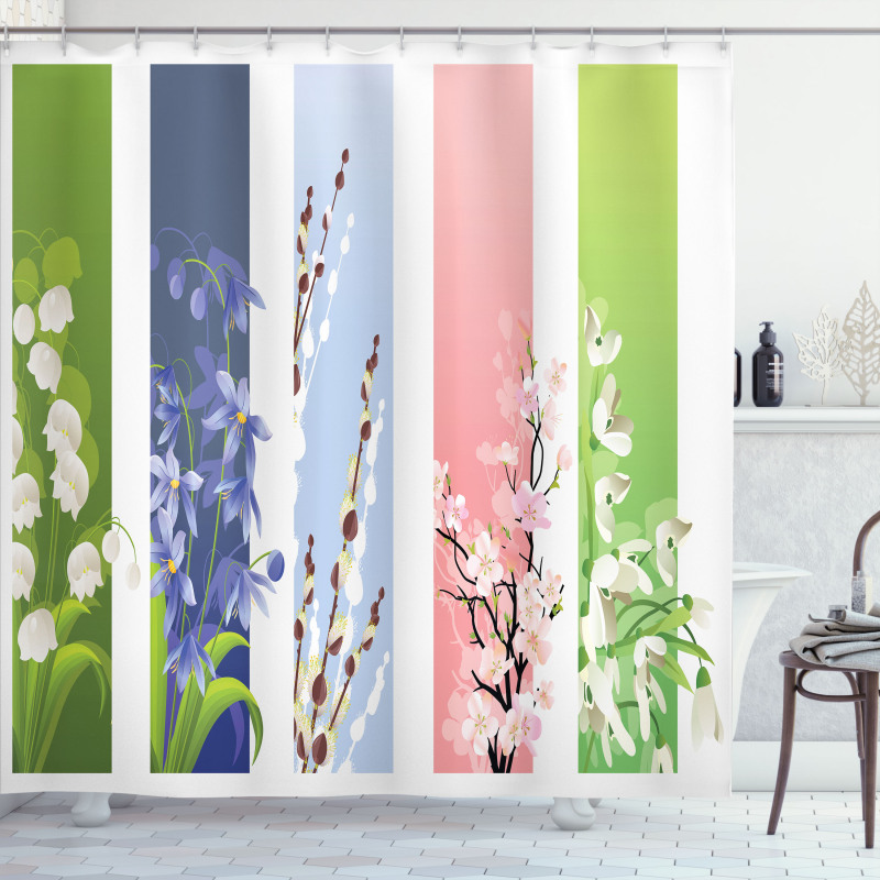 Lily Primrose Valley Shower Curtain