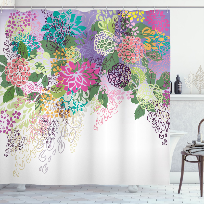 Vintage Boho Inspiration Shower Curtain