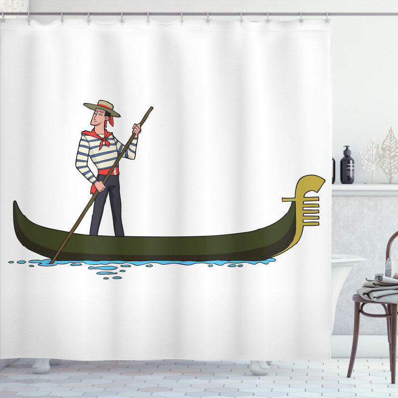 Gondola in Venice Love Shower Curtain