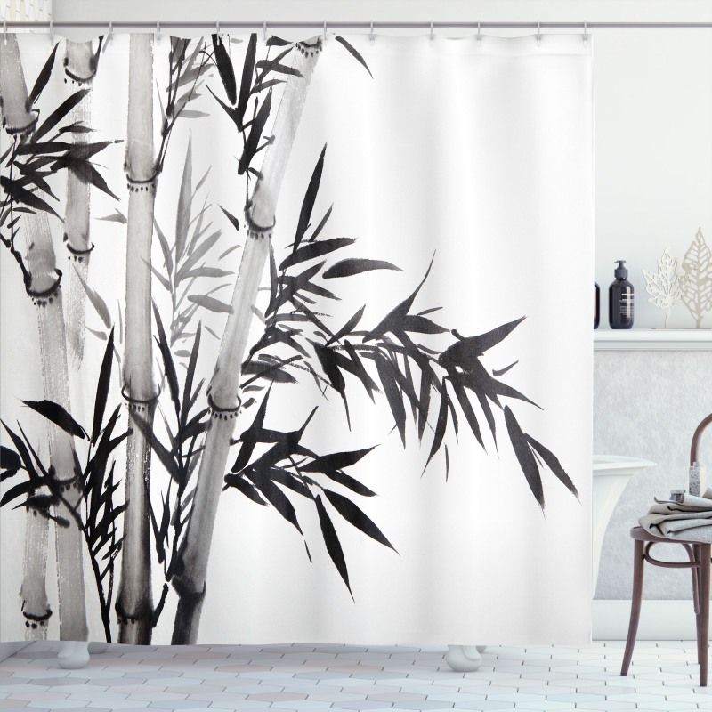 Chinese Calligraphy Shower Curtain