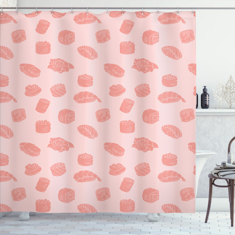 Cuisine Delicious Wrap Shower Curtain