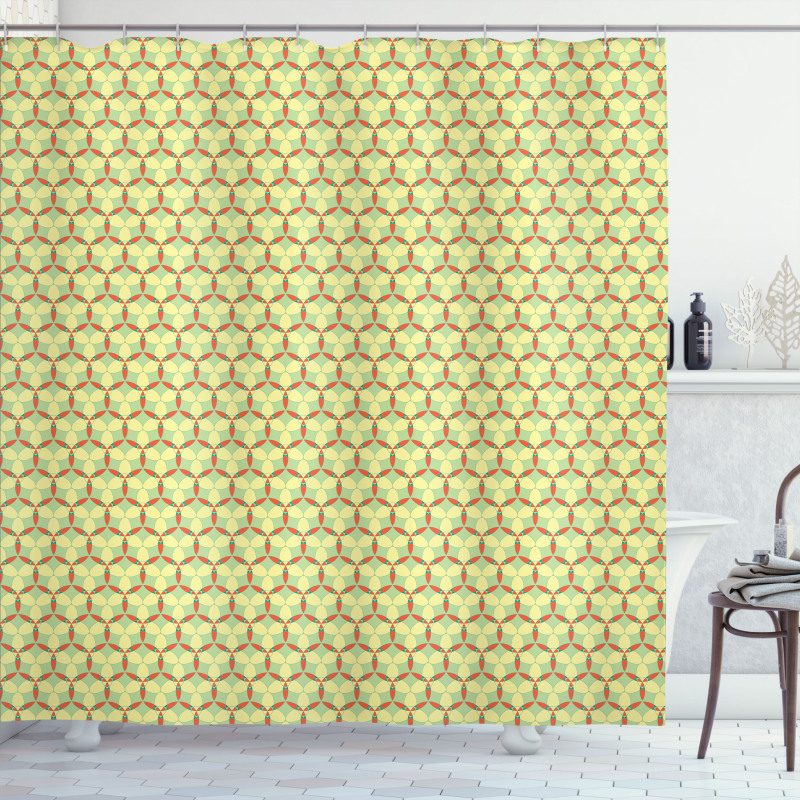 Intertwined and Geometric Shower Curtain