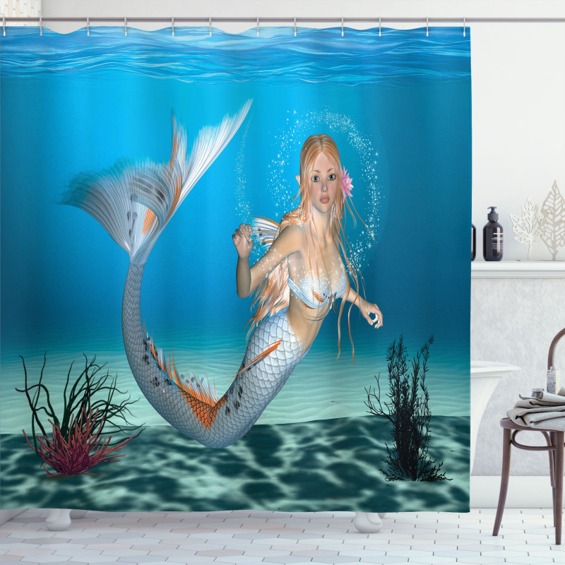 Fairytale Tropic Ocean Shower Curtain