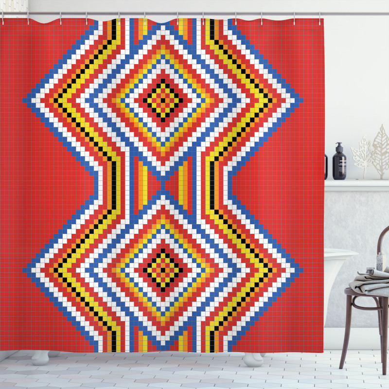 Mosaic American Shower Curtain