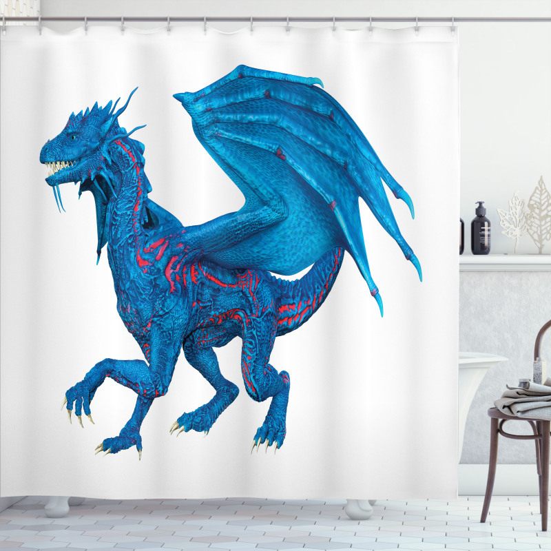 Wild Creature with Wings Shower Curtain