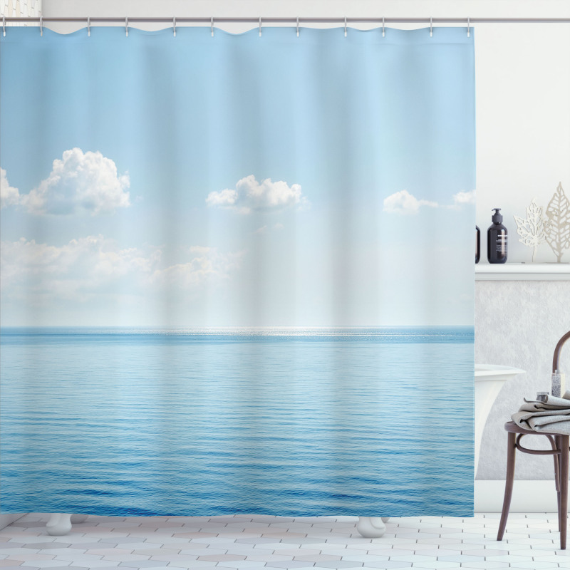 Tropical Landscape Shower Curtain