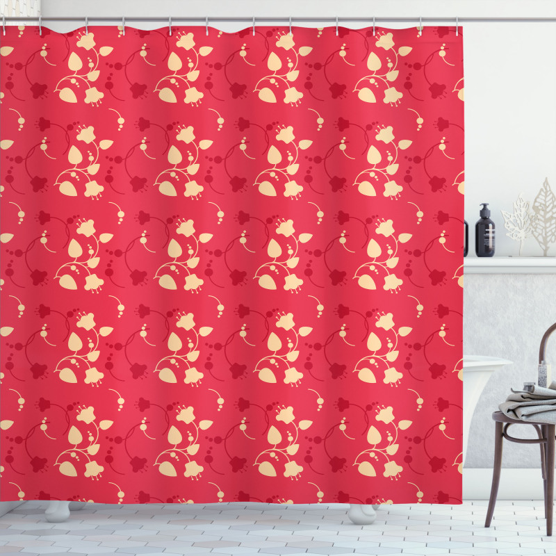 Spring Essential Wild Flora Shower Curtain