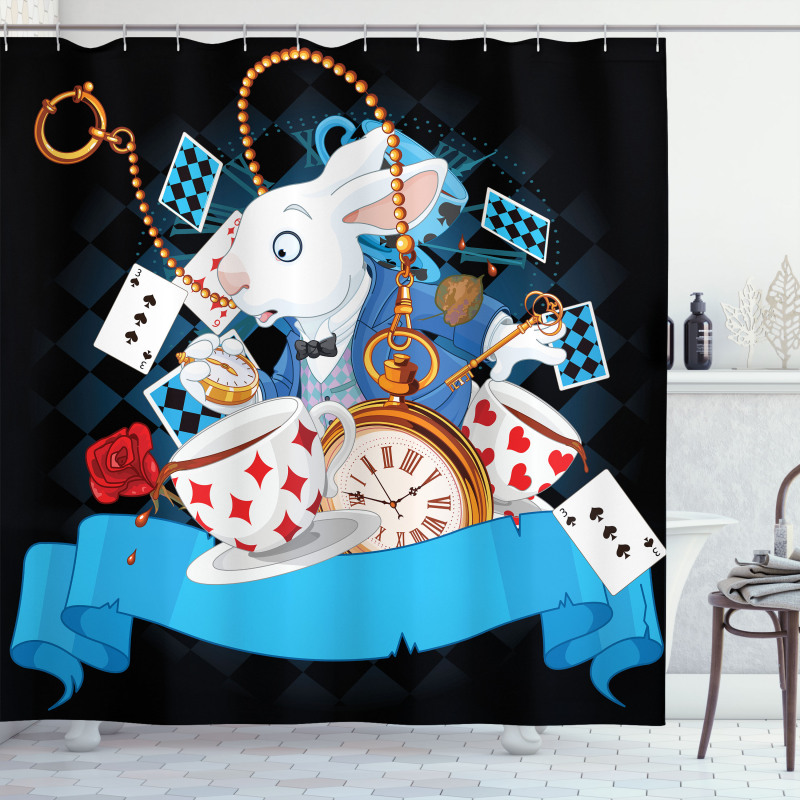 Wonderland Tale Shower Curtain