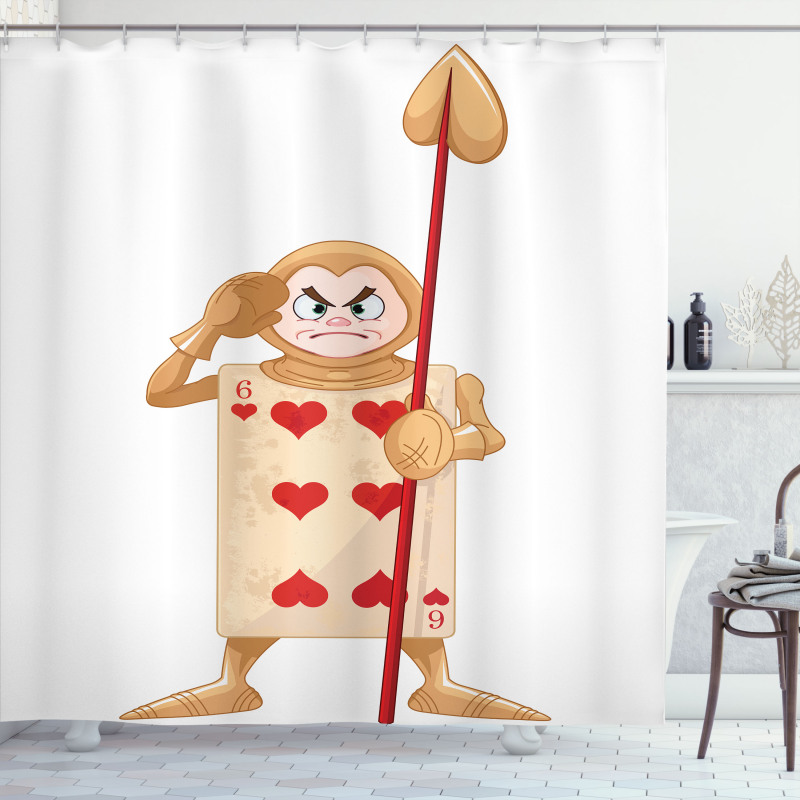 Playing Card Shower Curtain
