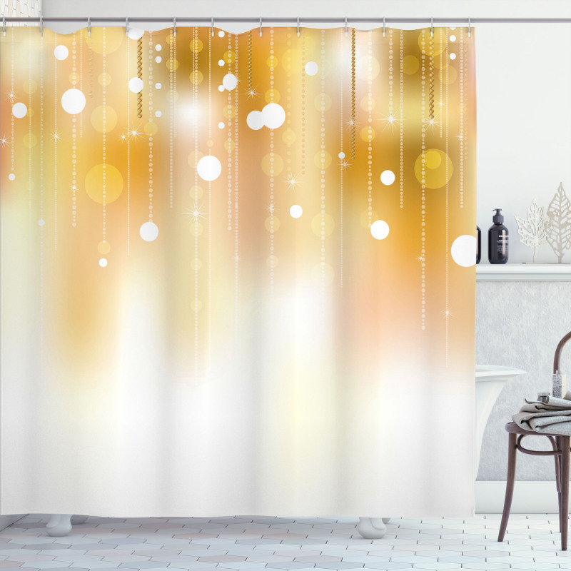 Classy Christmas Design Shower Curtain