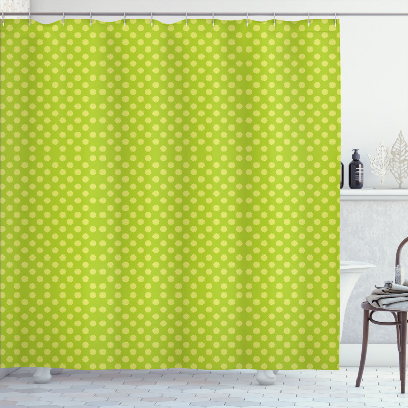 Symmetrical Little Petals Shower Curtain