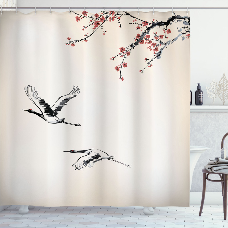 Cherry Trees in Spring Shower Curtain