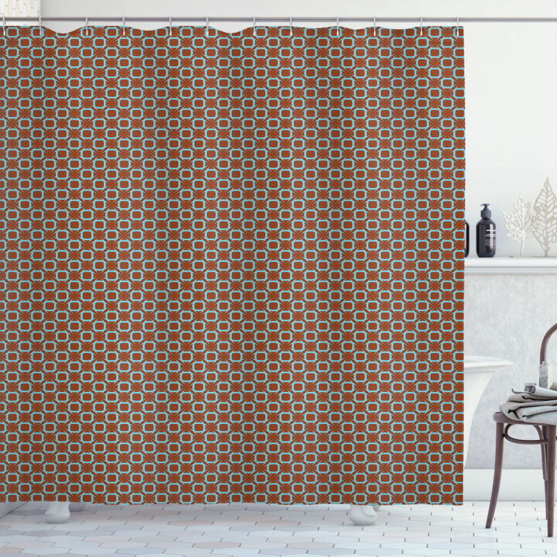 Creative Symmetric Design Shower Curtain