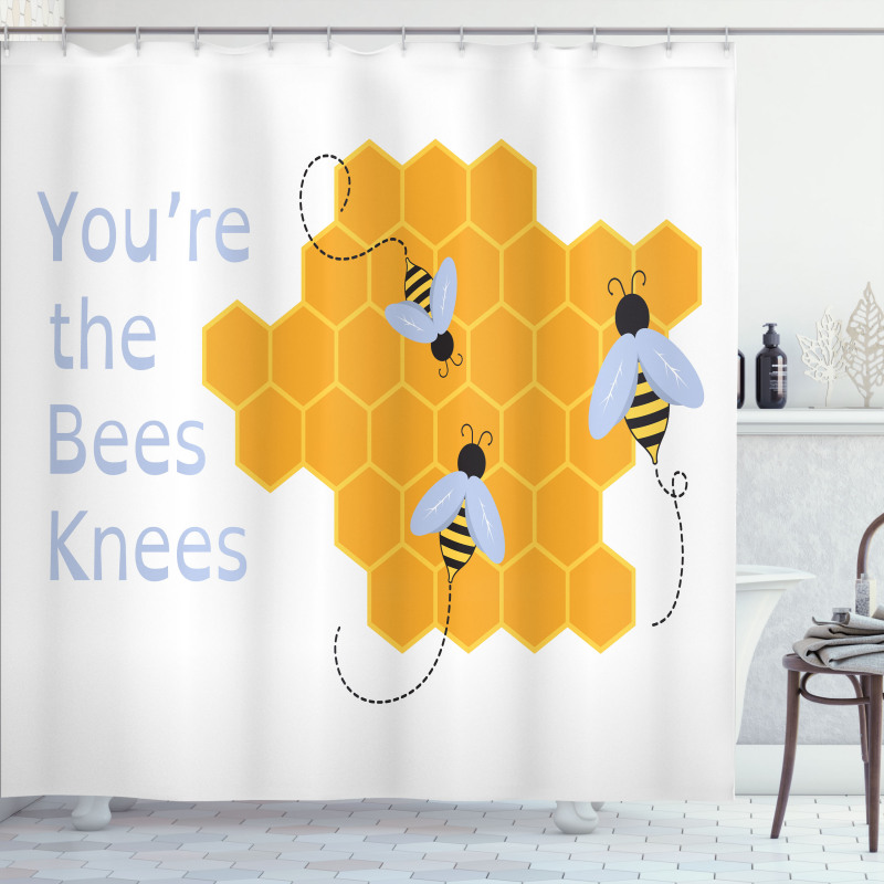 You are the Bees Knees Shower Curtain