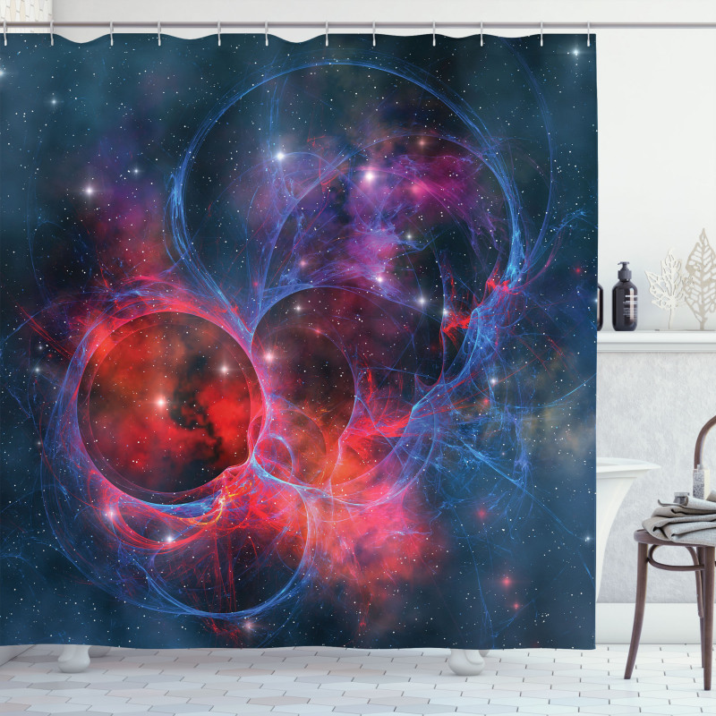 Milky Way Star Cluster Shower Curtain