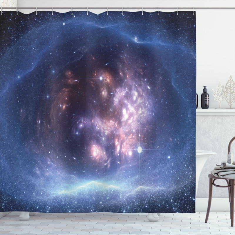 Star Clusters Universe Shower Curtain