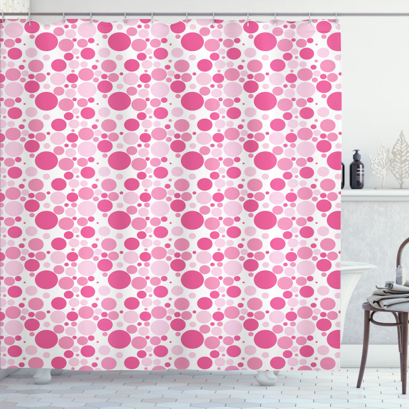 Monotone Blemishes Shower Curtain