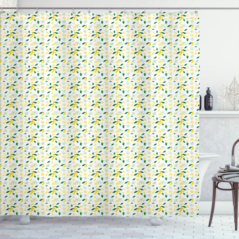 Summer Juicy Slices Branch Shower Curtain