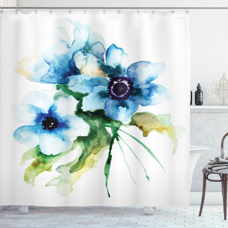 Nature Painting Shower Curtain