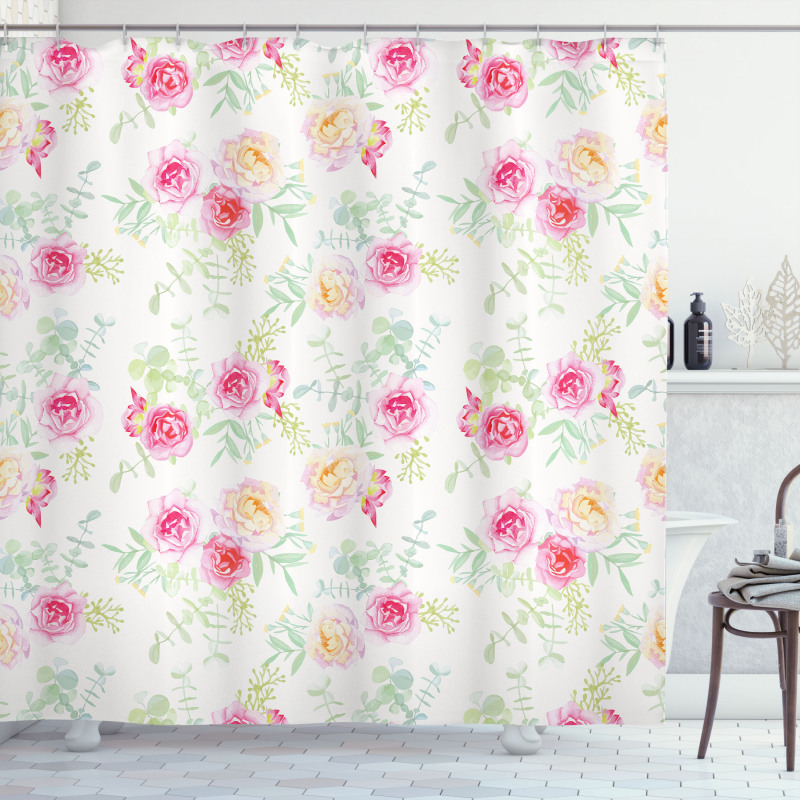 Retro Painting Shower Curtain