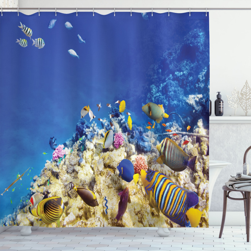 Caribbean Seascape Shower Curtain