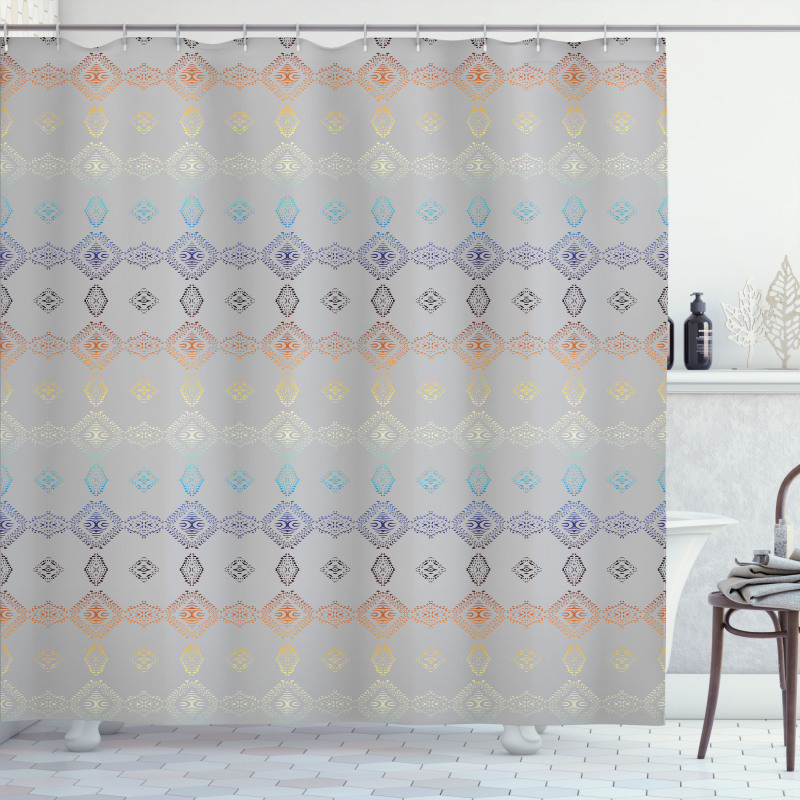 Continuing Native Motifs Shower Curtain